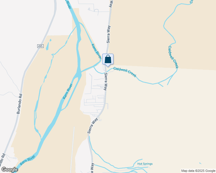 map of restaurants, bars, coffee shops, grocery stores, and more near in Kern County
