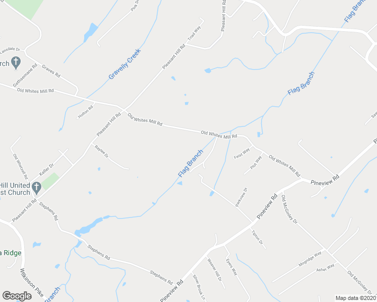 map of restaurants, bars, coffee shops, grocery stores, and more near 2836 Old Whites Mill Road in Maryville