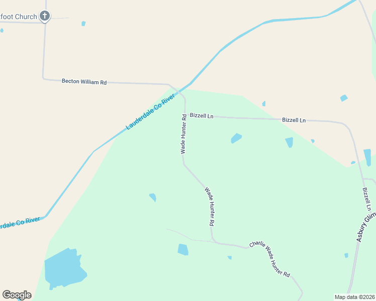 map of restaurants, bars, coffee shops, grocery stores, and more near 1282 Wade Hunter Road in Ripley