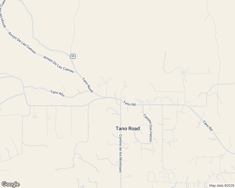 map of restaurants, bars, coffee shops, grocery stores, and more near 236 Tano Road in Santa Fe