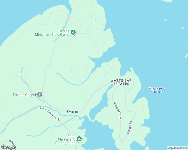 map of restaurants, bars, coffee shops, grocery stores, and more near 839 Ewing Road in Spring City