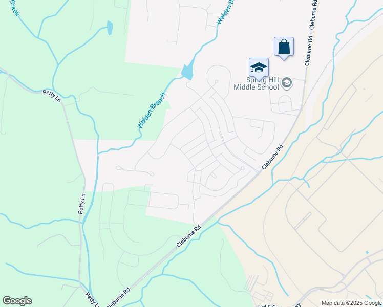 map of restaurants, bars, coffee shops, grocery stores, and more near 510 Farmstead Lane in Spring Hill
