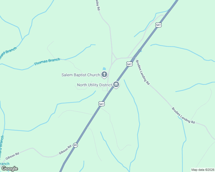 map of restaurants, bars, coffee shops, grocery stores, and more near 6092-6254 Highway 69 in Parsons