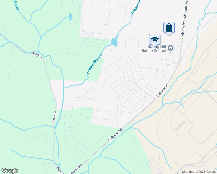 map of restaurants, bars, coffee shops, grocery stores, and more near 551 Farmstead Lane in Spring Hill