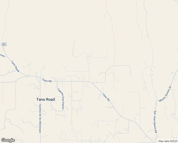 map of restaurants, bars, coffee shops, grocery stores, and more near 8 San Rafael Drive in Santa Fe