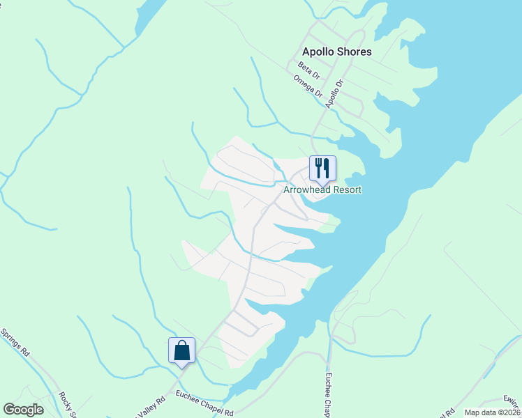 map of restaurants, bars, coffee shops, grocery stores, and more near 178 Warman Drive in Spring City