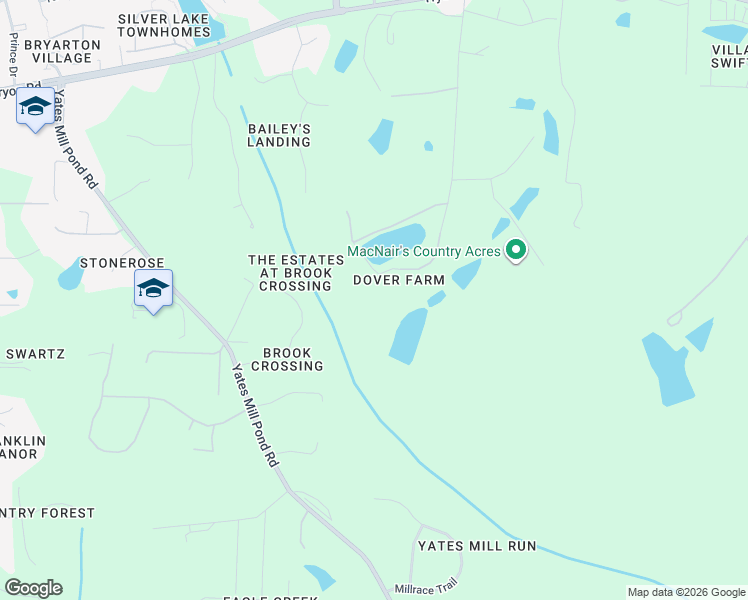 map of restaurants, bars, coffee shops, grocery stores, and more near 3031 Dover Farm Road in Raleigh