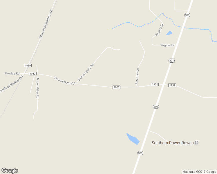 map of restaurants, bars, coffee shops, grocery stores, and more near Thompson Road in Salisbury