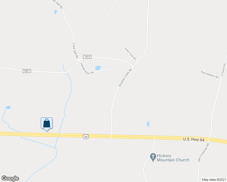 map of restaurants, bars, coffee shops, grocery stores, and more near 39 Shadymont Drive in Pittsboro