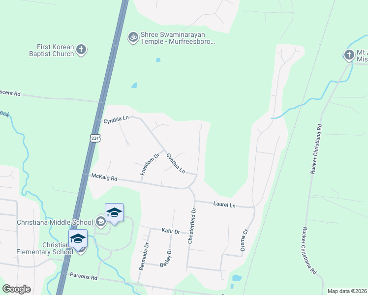 map of restaurants, bars, coffee shops, grocery stores, and more near 465 Liberty Court in Murfreesboro