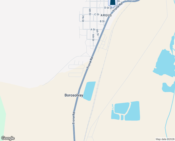 map of restaurants, bars, coffee shops, grocery stores, and more near 81889 Trona Road in San Bernardino County