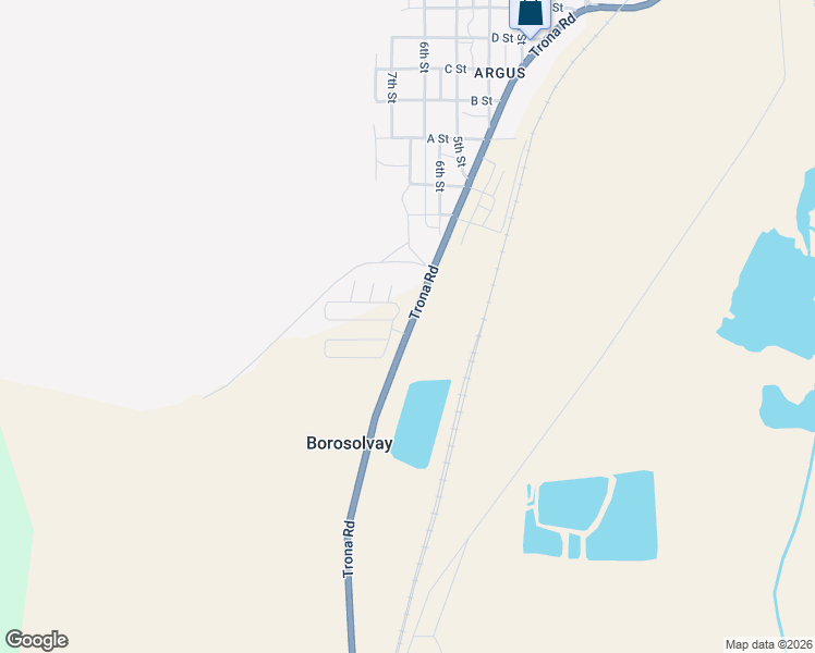 map of restaurants, bars, coffee shops, grocery stores, and more near 81889 Trona Road in San Bernardino County