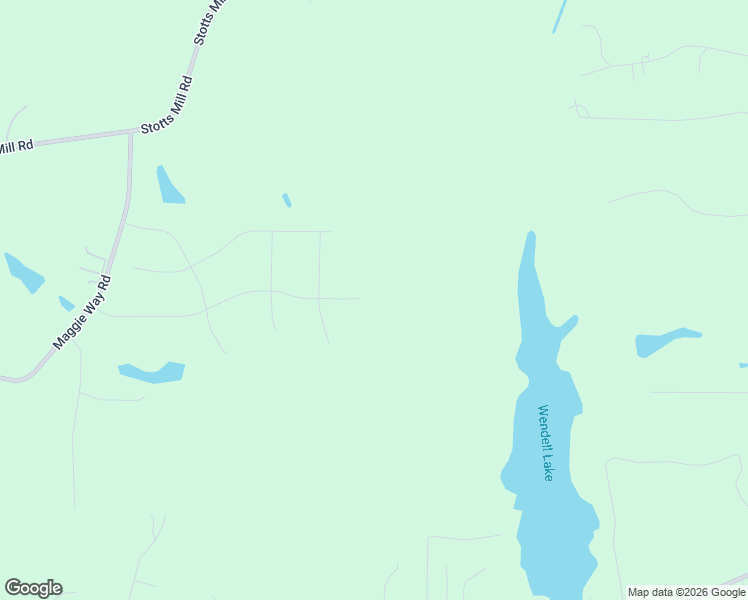 map of restaurants, bars, coffee shops, grocery stores, and more near 1162 Maggie Way in Wendell