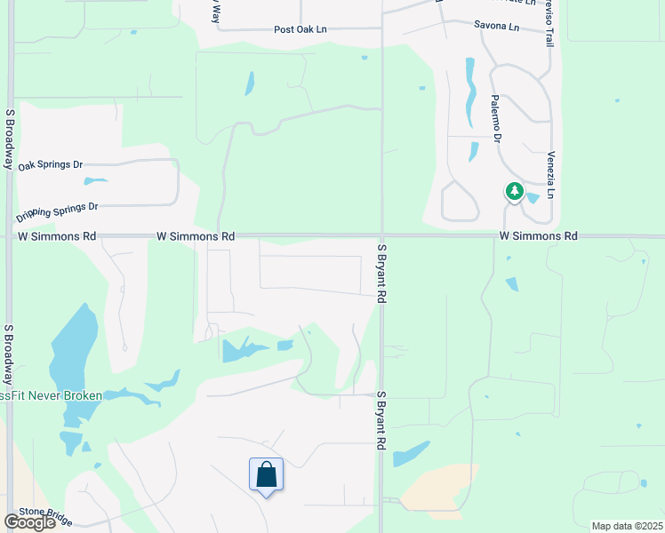 map of restaurants, bars, coffee shops, grocery stores, and more near 1290 Lakeview Drive in Guthrie