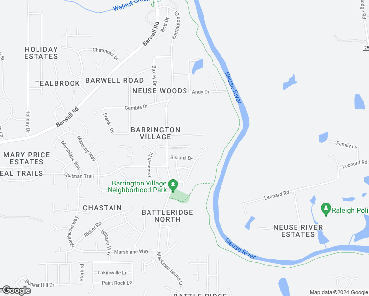 map of restaurants, bars, coffee shops, grocery stores, and more near Hatchies Drive in Raleigh