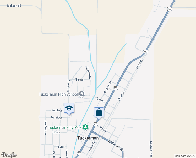 map of restaurants, bars, coffee shops, grocery stores, and more near 100 State Highway 145 in Tuckerman