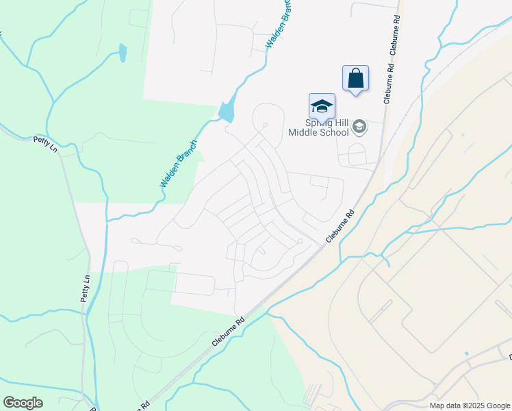 map of restaurants, bars, coffee shops, grocery stores, and more near 431 Rangeland Road in Spring Hill