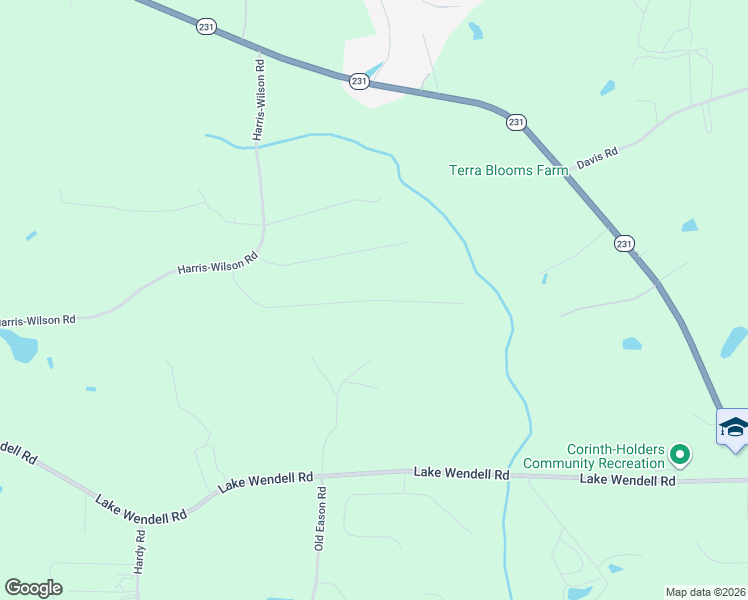 map of restaurants, bars, coffee shops, grocery stores, and more near 399 Hillard Lane in Wendell