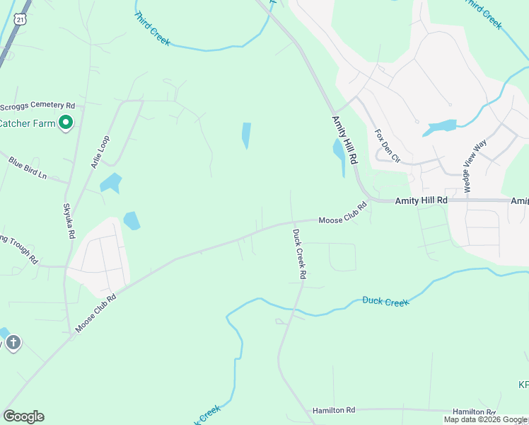 map of restaurants, bars, coffee shops, grocery stores, and more near 423 Moose Club Road in Statesville