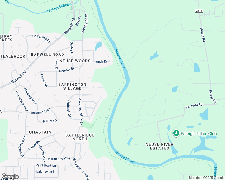 map of restaurants, bars, coffee shops, grocery stores, and more near 3232 Jesella Drive in Raleigh