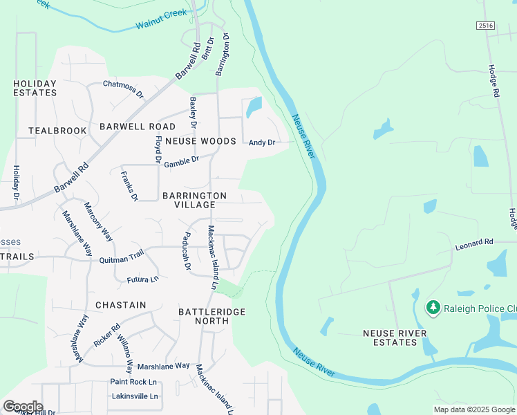 map of restaurants, bars, coffee shops, grocery stores, and more near 3224 Jesella Drive in Raleigh