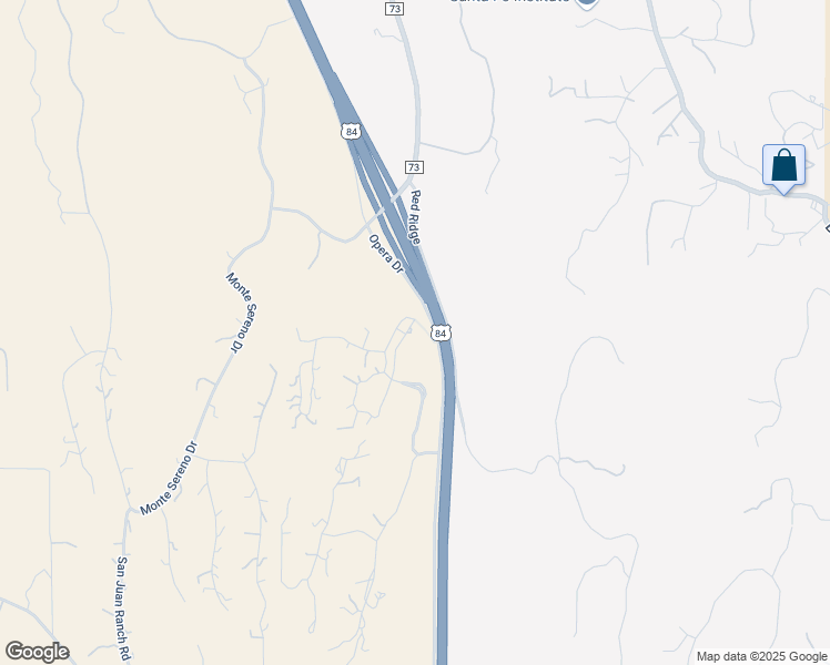 map of restaurants, bars, coffee shops, grocery stores, and more near 14 Valle Pinon in Santa Fe