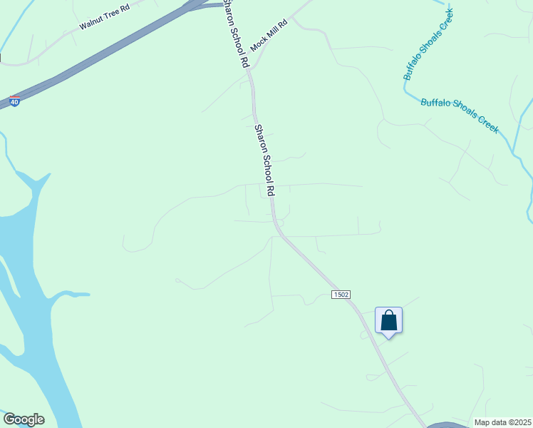 map of restaurants, bars, coffee shops, grocery stores, and more near 325 Sharon School Road in Statesville