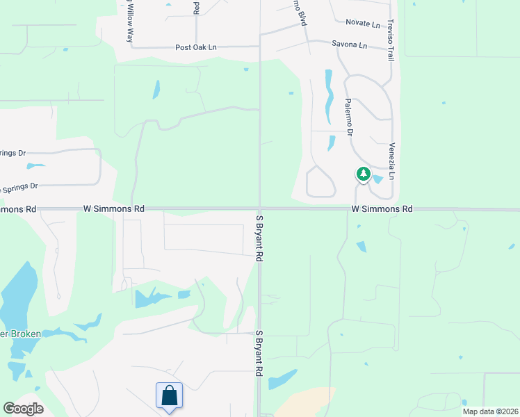map of restaurants, bars, coffee shops, grocery stores, and more near 2901 West Simmons Road in Edmond