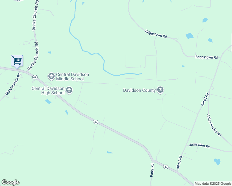 map of restaurants, bars, coffee shops, grocery stores, and more near 590 Elijah Beck Road in Lexington