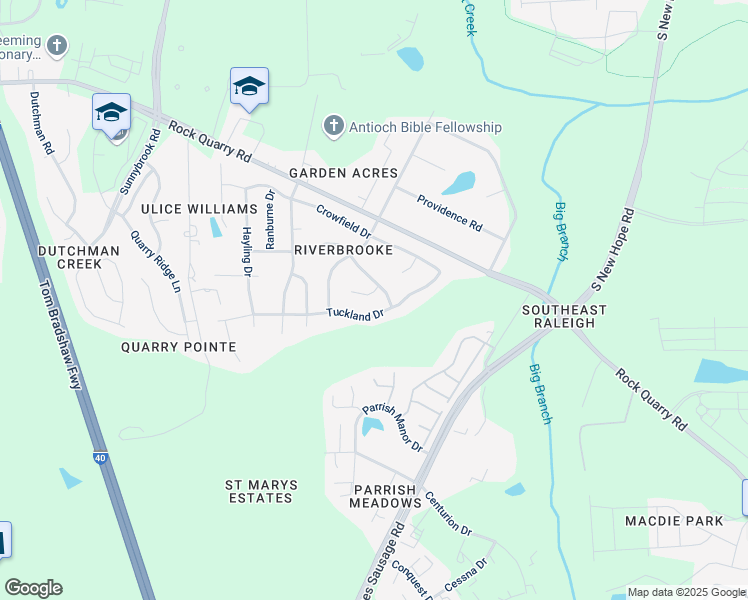 map of restaurants, bars, coffee shops, grocery stores, and more near 3008 Twinfield Court in Raleigh