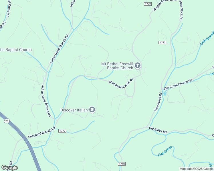 map of restaurants, bars, coffee shops, grocery stores, and more near 211 Sheppard Branch Road in Weaverville
