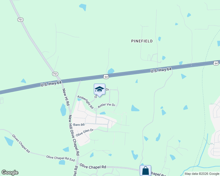 map of restaurants, bars, coffee shops, grocery stores, and more near 3422 Dropseed Drive in Apex