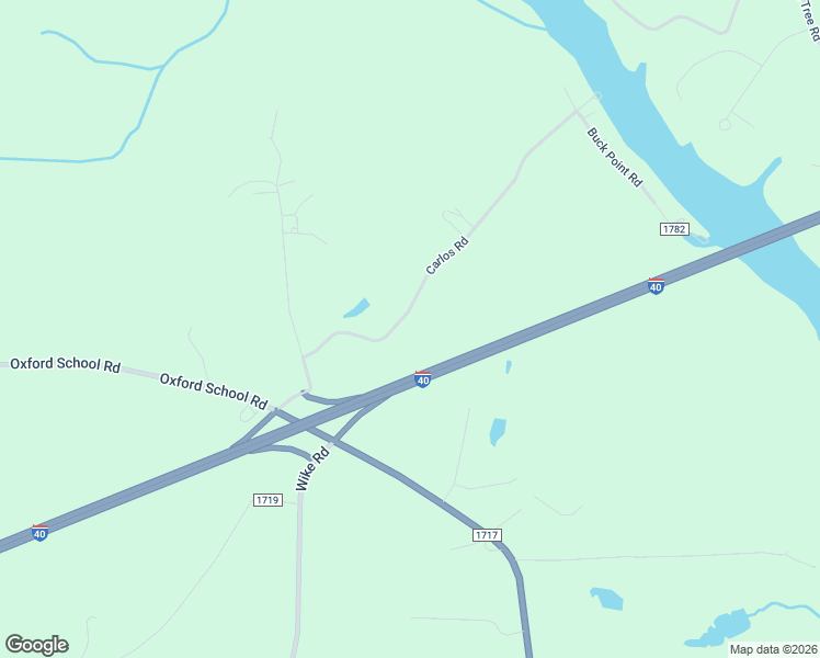 map of restaurants, bars, coffee shops, grocery stores, and more near 4999 Carlos Road in Catawba