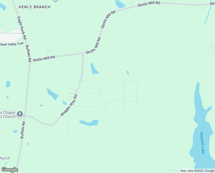 map of restaurants, bars, coffee shops, grocery stores, and more near East Clydes Point Way in Johnston County
