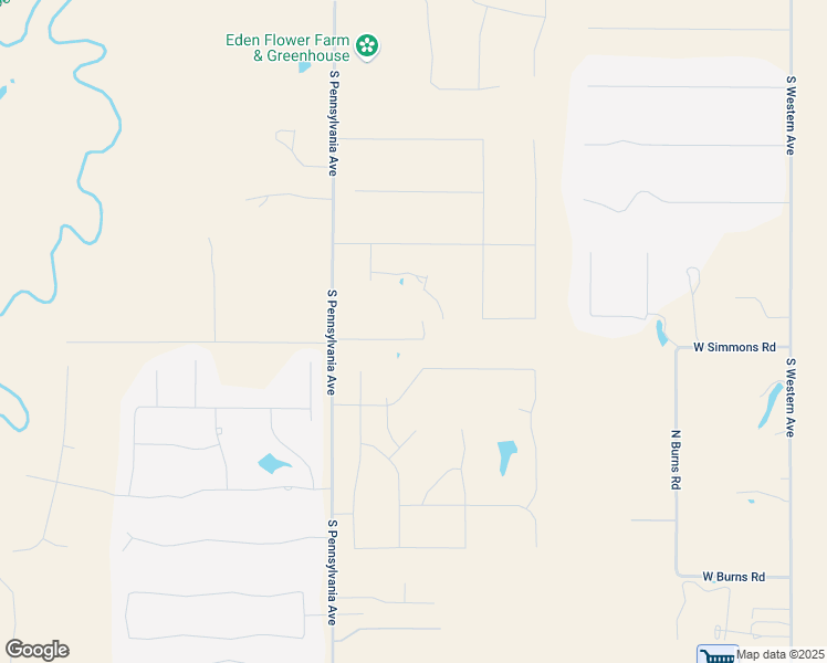 map of restaurants, bars, coffee shops, grocery stores, and more near 13310 South Pennsylvania Avenue in Edmond