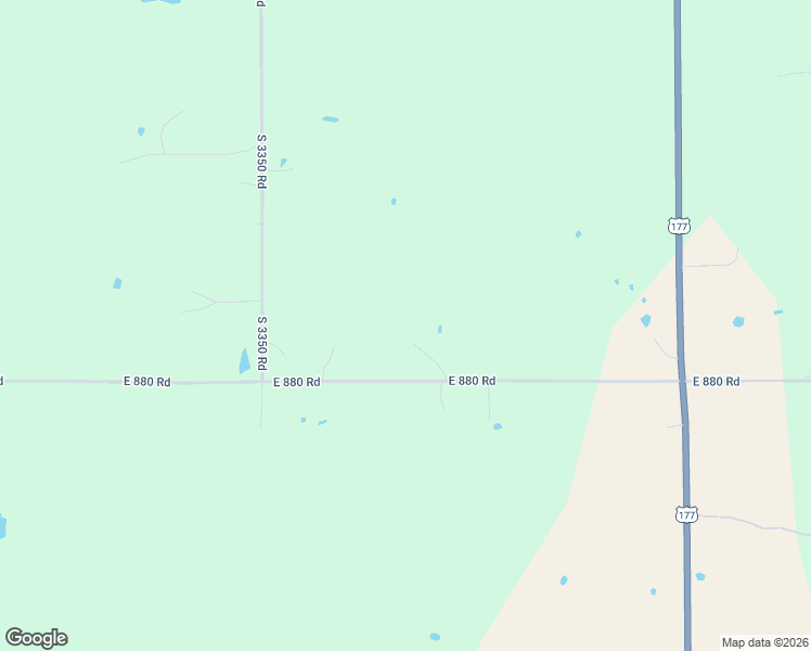 map of restaurants, bars, coffee shops, grocery stores, and more near 335414 East 880 Road in Wellston