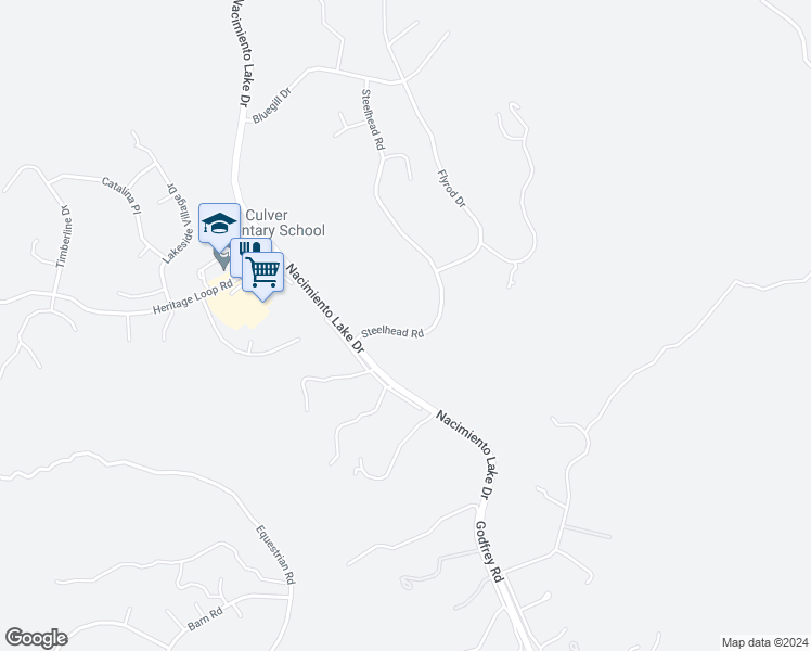 map of restaurants, bars, coffee shops, grocery stores, and more near 9805 Steelhead Road in Paso Robles