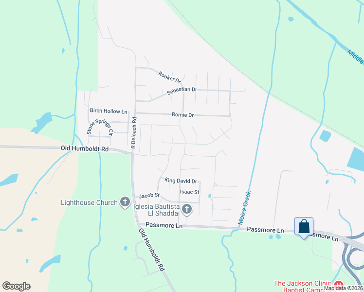 map of restaurants, bars, coffee shops, grocery stores, and more near 137 Abraham Drive in Jackson