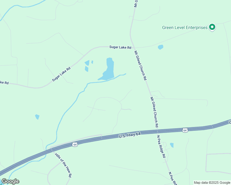 map of restaurants, bars, coffee shops, grocery stores, and more near 210 Henrys Ridge Road in Pittsboro
