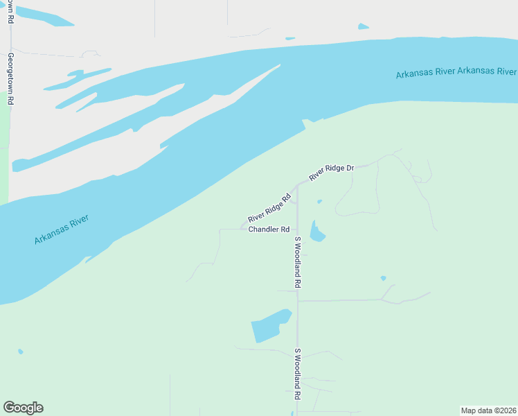 map of restaurants, bars, coffee shops, grocery stores, and more near 7360 River Ridge Road in Muskogee