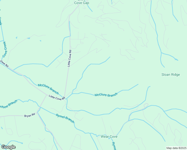 map of restaurants, bars, coffee shops, grocery stores, and more near 2165 Little Cove Road in Sevierville