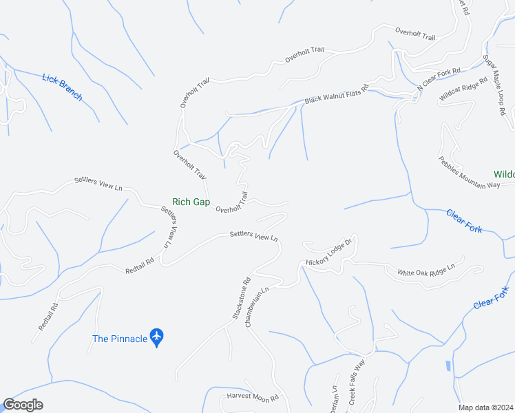 map of restaurants, bars, coffee shops, grocery stores, and more near 2909 Overholt Trail in Sevierville