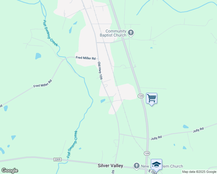 map of restaurants, bars, coffee shops, grocery stores, and more near 1723 Old Highway 109 in Lexington