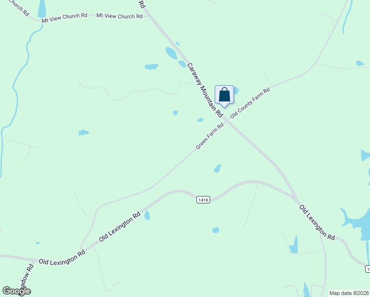 map of restaurants, bars, coffee shops, grocery stores, and more near 1183 Green Farm Road in Asheboro