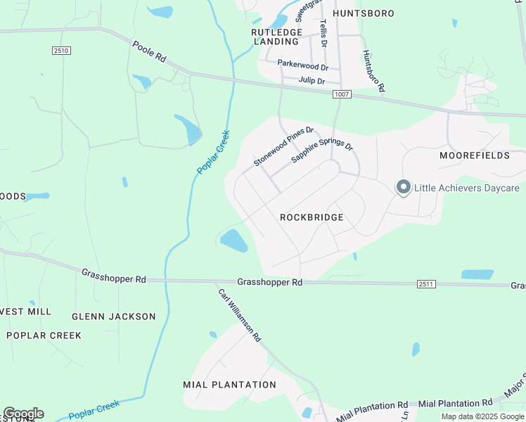 map of restaurants, bars, coffee shops, grocery stores, and more near 1428 Stone Wealth Drive in Knightdale