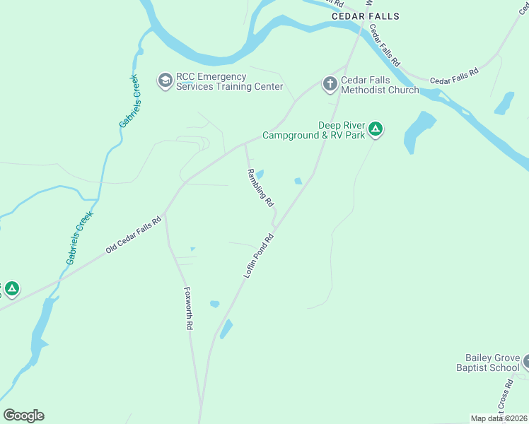 map of restaurants, bars, coffee shops, grocery stores, and more near 853 Rambling Road in Randleman