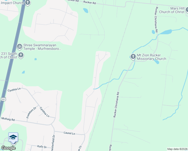 map of restaurants, bars, coffee shops, grocery stores, and more near 437 Drema Court in Murfreesboro