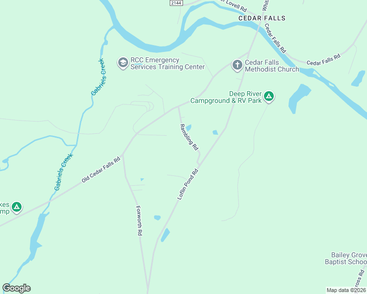 map of restaurants, bars, coffee shops, grocery stores, and more near 853 Rambling Road in Randleman
