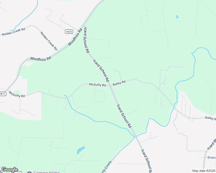 map of restaurants, bars, coffee shops, grocery stores, and more near 2466-2484 Icard School Road in Connelly Springs