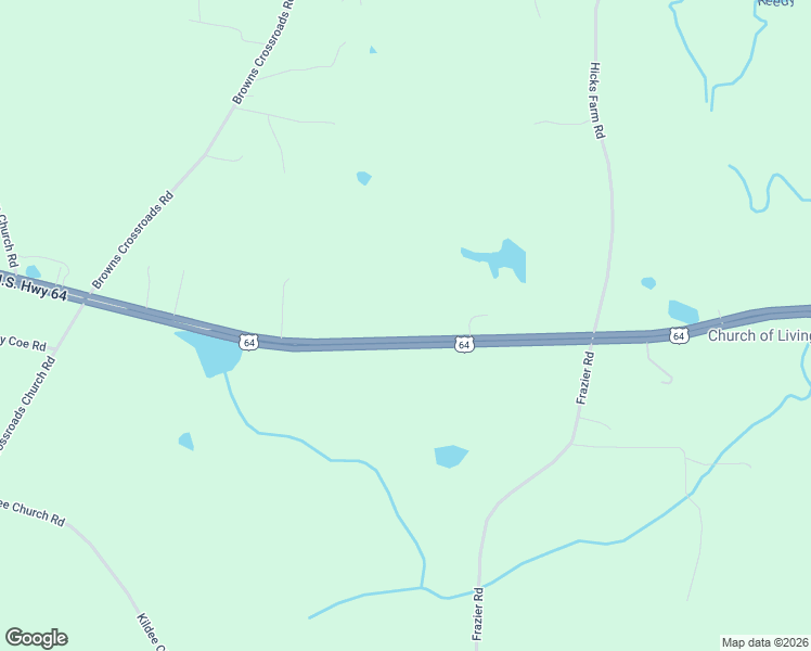 map of restaurants, bars, coffee shops, grocery stores, and more near 9973 U.S. 64 in Ramseur